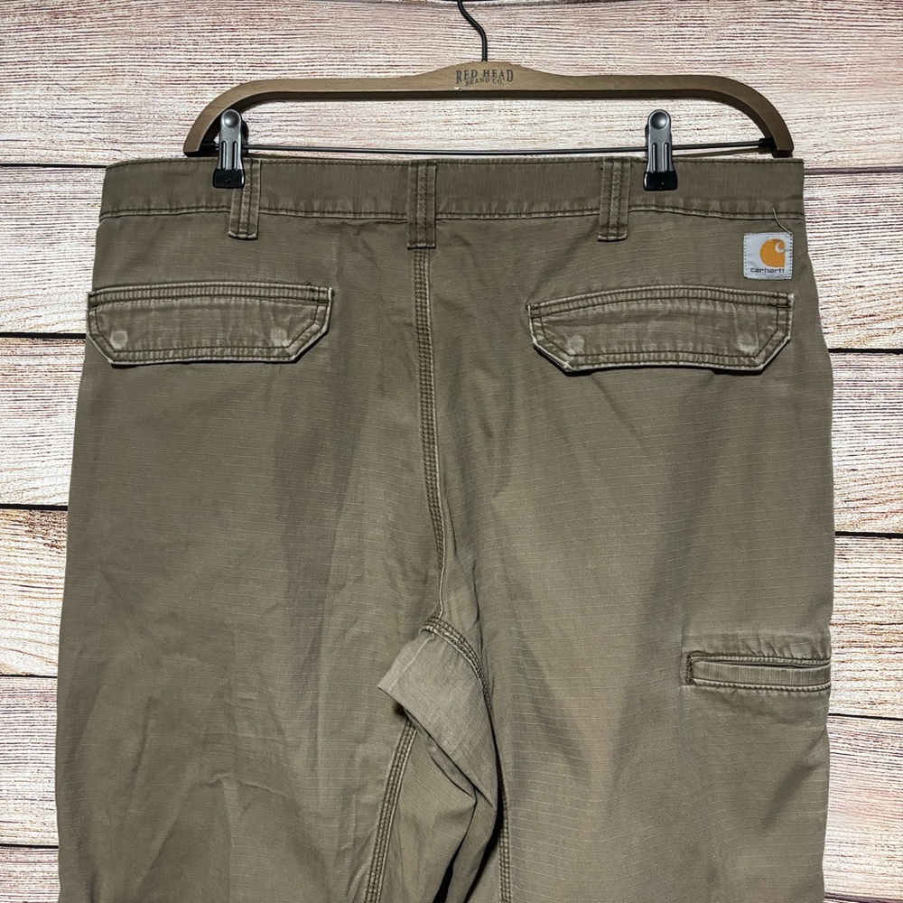 Carhartt Relaxed Fit Work Pants Men's‎ 38x36 Tan Durable Utility Workwear - Picture 10 of 11